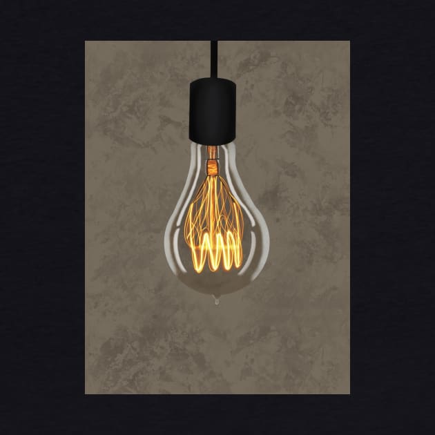 Edison Light Bulb Industrial Background by Roommates